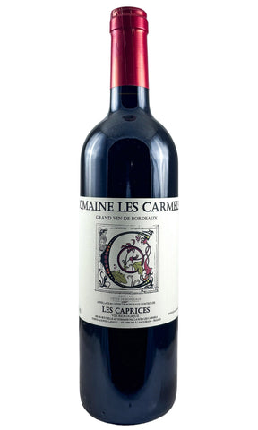 Bottle of Domaine les Carmels, Cotes de Bordeaux Les Caprices, 2024 - Red Wine - Flatiron Wines & Spirits - New York
