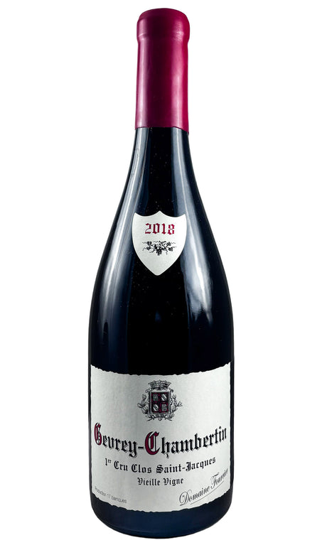 Bottle of Domaine Fourrier, Gevrey-Chambertin 1er Cru Clos Saint Jacques, 2018 - Red Wine - Flatiron Wines & Spirits - New York