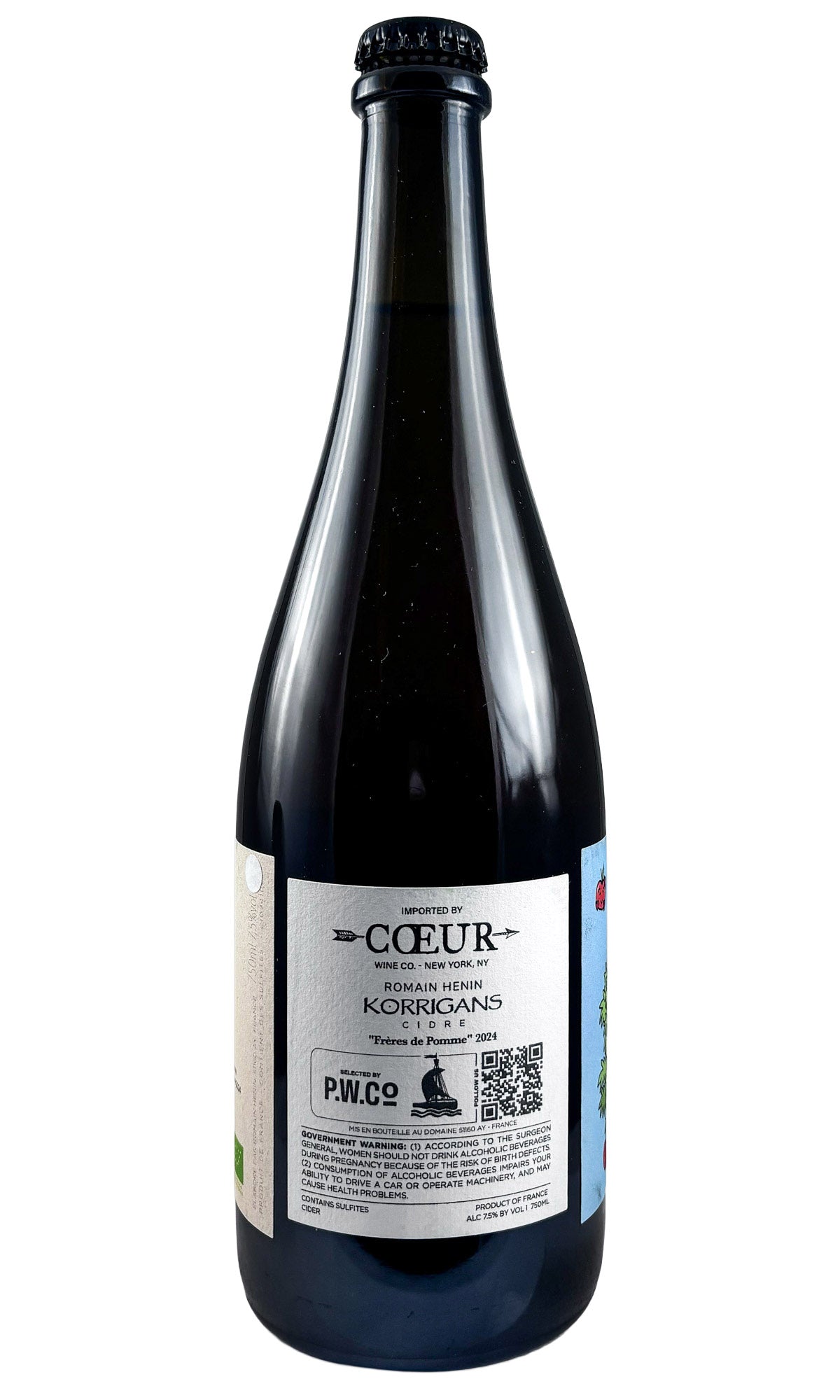 Bottle of Romain Henin, Korrigans Cidre "Freres De Pomme", 2024 - Cider - Flatiron Wines & Spirits - New York
