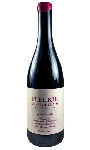 Bottle of Yann Bertrand, Fleurie 'Cuvee du Chaos', 2024 - Red Wine - Flatiron Wines & Spirits - New York