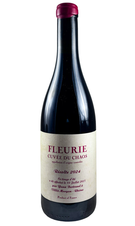 Bottle of Yann Bertrand, Fleurie 'Cuvee du Chaos', 2024 - Red Wine - Flatiron Wines & Spirits - New York