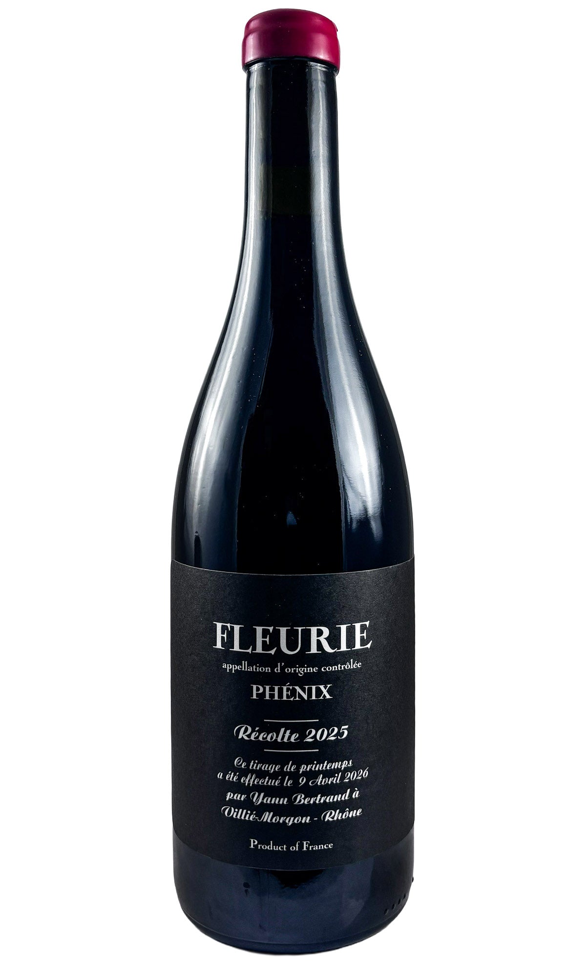 Bottle of Yann Bertrand, Fleurie 'Phenix', 2025 - Red Wine - Flatiron Wines & Spirits - New York