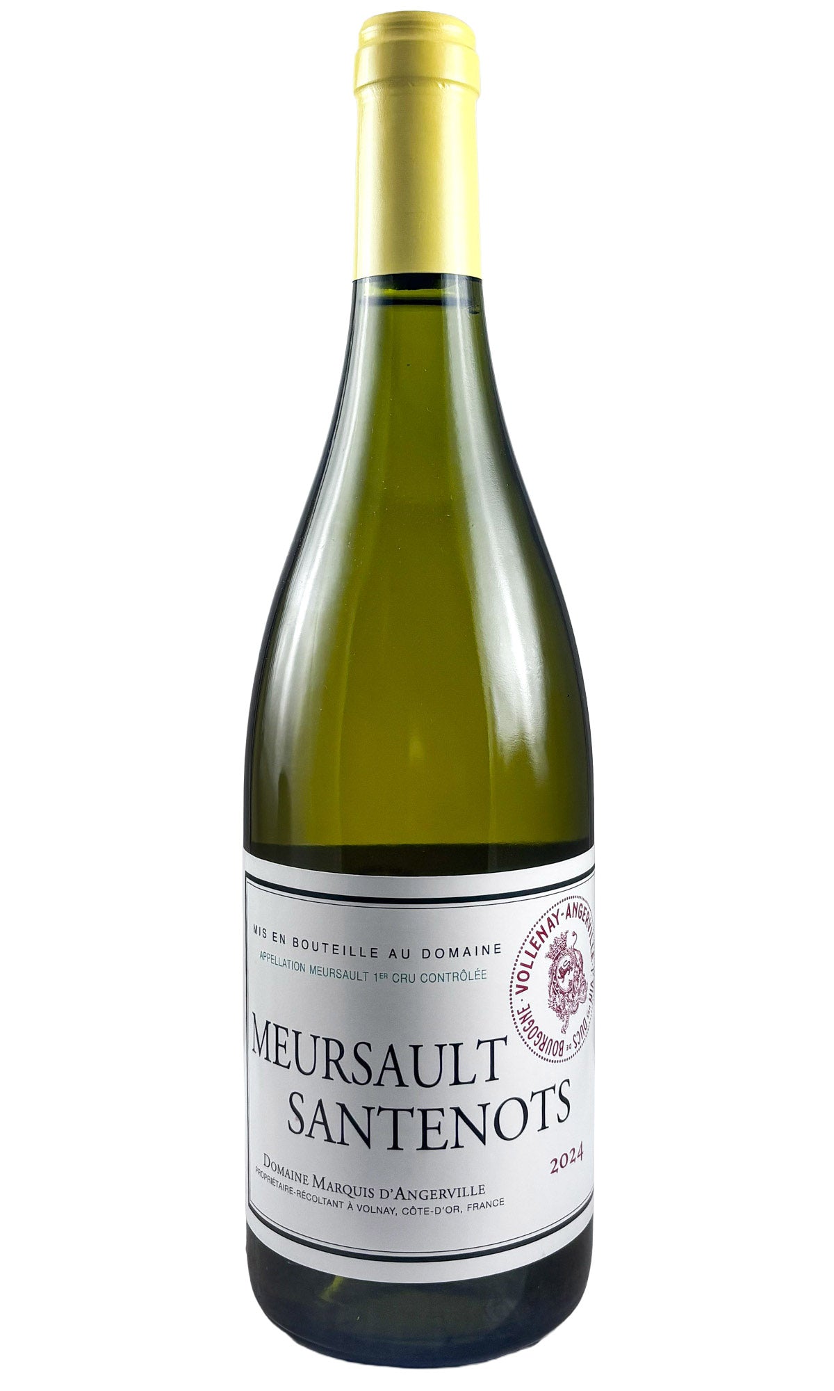 Bottle of Domaine Marquis d'Angerville, Meursault 1er Cru Santenots, 2024 - White Wine - Flatiron Wines & Spirits - New York