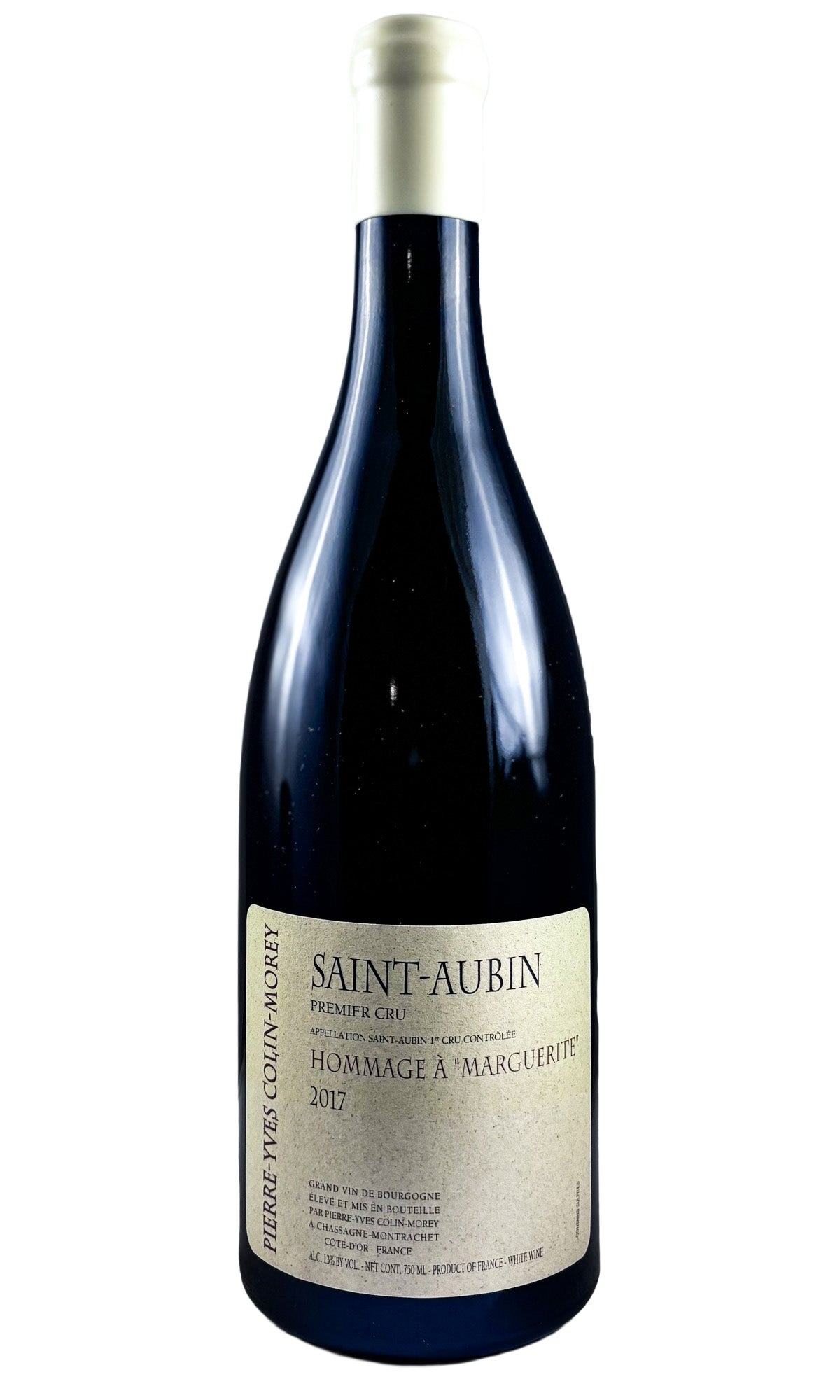 Bottle of Pierre-Yves Colin-Morey (PYCM), Saint-Aubin 1er Cru "Hommage A Marguerite", 2017 - White Wine - Flatiron Wines & Spirits - New York