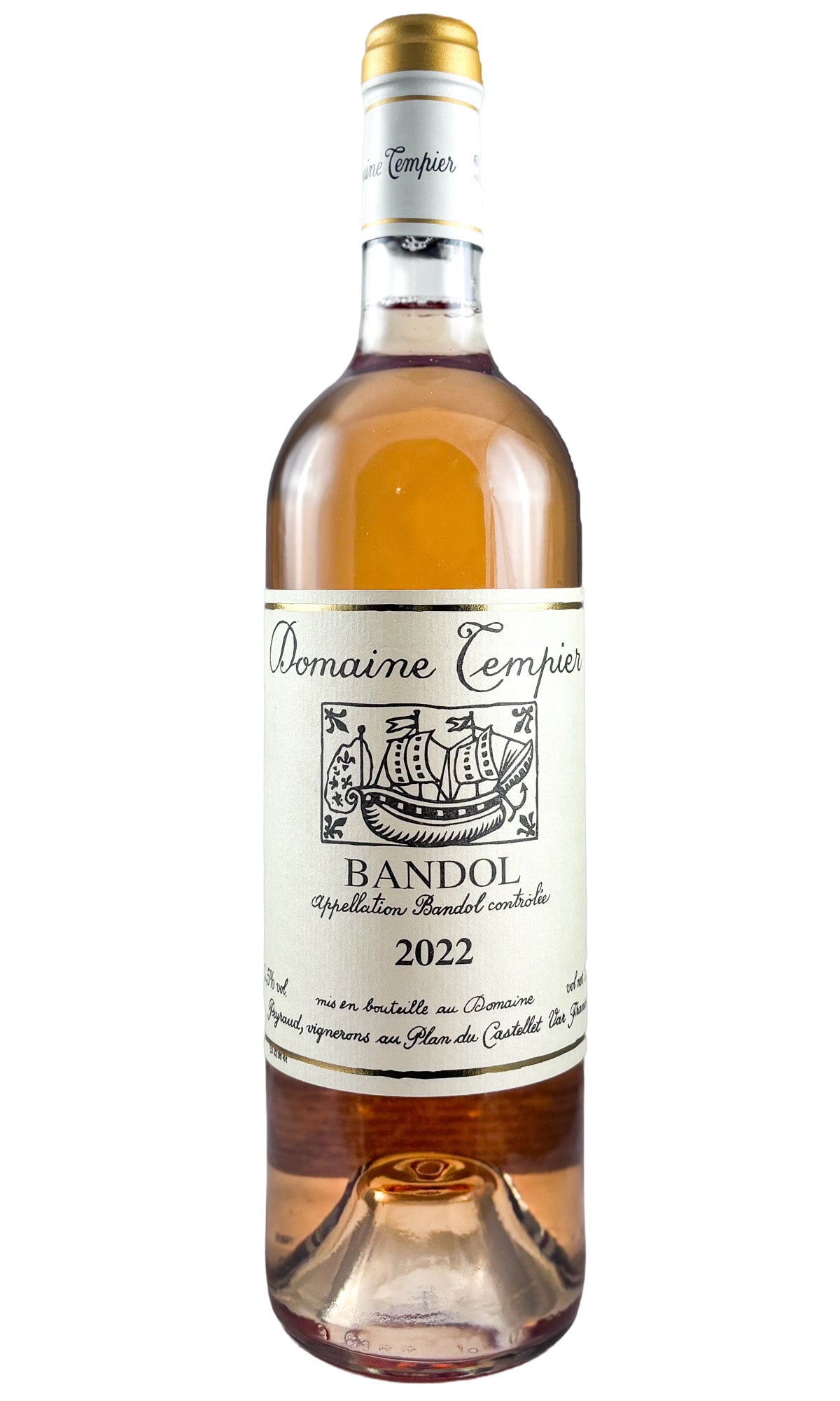 Bottle of Domaine Tempier, Bandol Rose, 2022 - Rosé Wine - Flatiron Wines & Spirits - New York