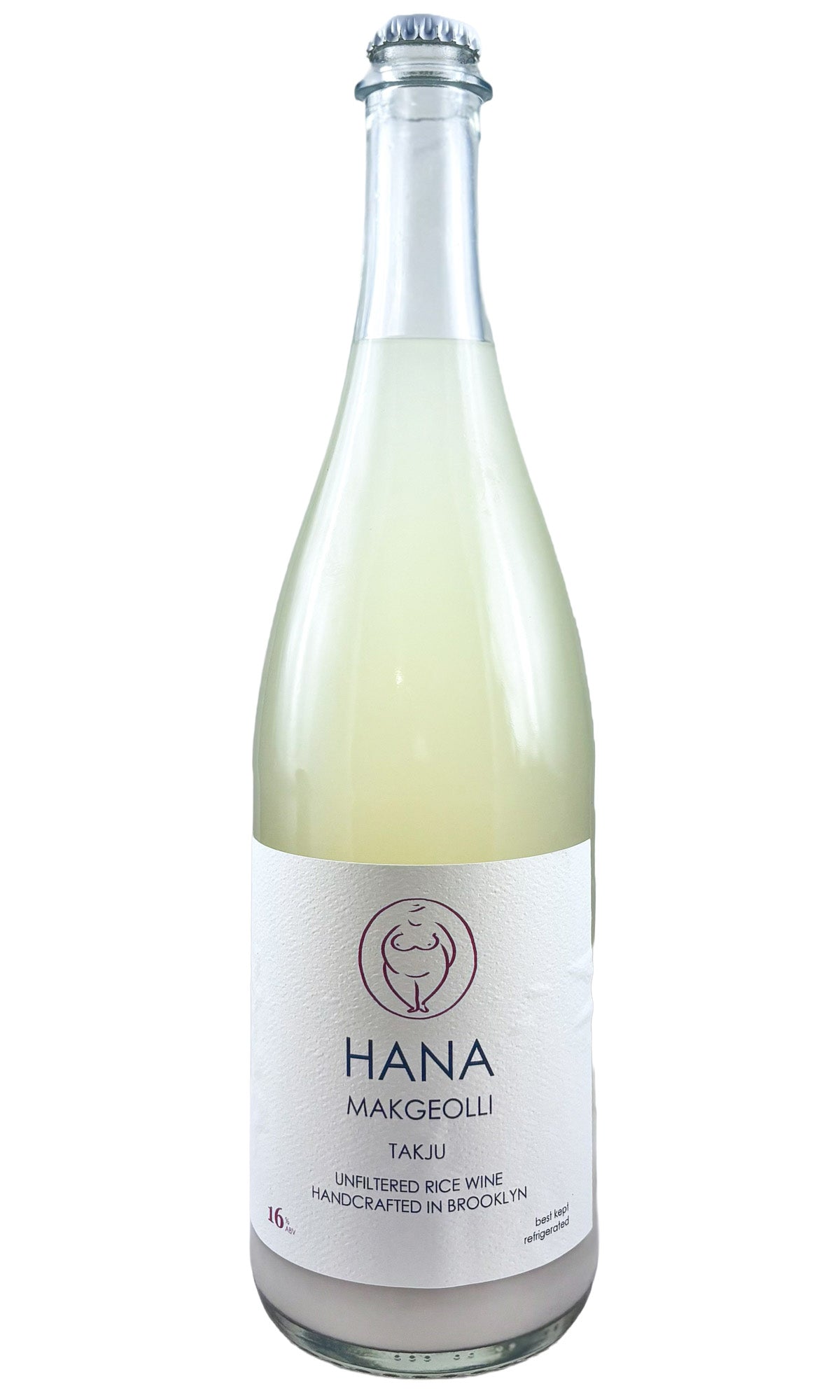 Bottle of Hana Makgeolli, Unfiltered Rice Wine Takju 16, NV - Sake - Flatiron Wines & Spirits - New York