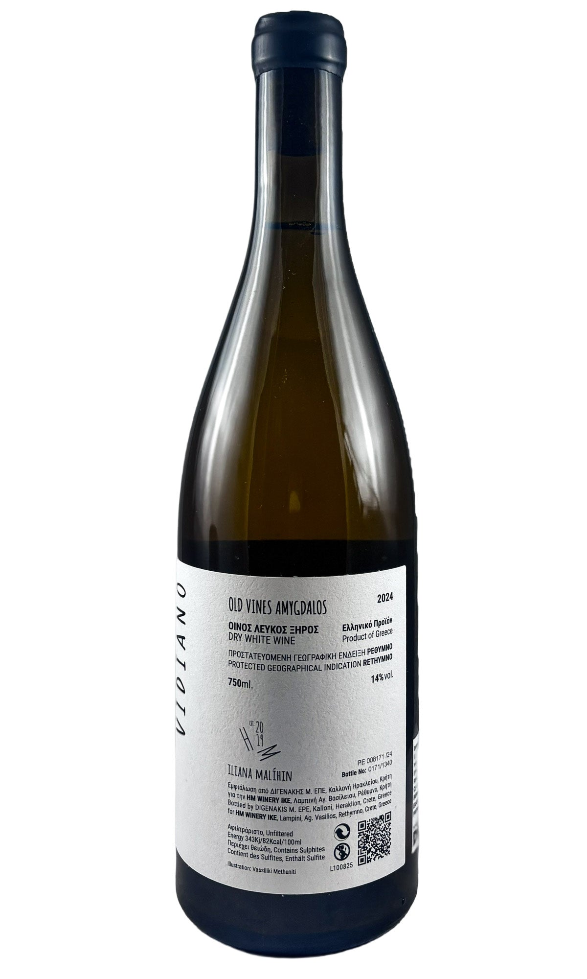 Bottle of Malihin-Chryssos, Old Vines Vidiano Amygdalos "Rethymno", 2024 - White Wine - Flatiron Wines & Spirits - New York