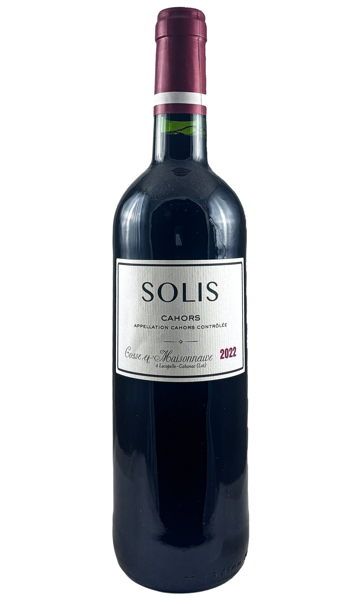 Bottle of Cosse et Maisonneuve, Cahors Malbec 'Solis', 2022 - Red Wine - Flatiron Wines & Spirits - New York