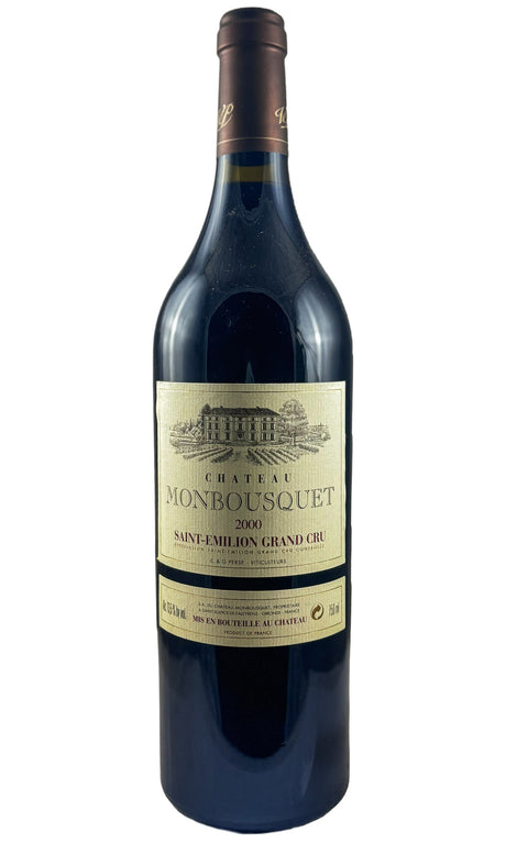 Bottle of Chateau Monbousquet, Saint-Emilion Grand Cru, 2000 - Red Wine - Flatiron Wines & Spirits - New York