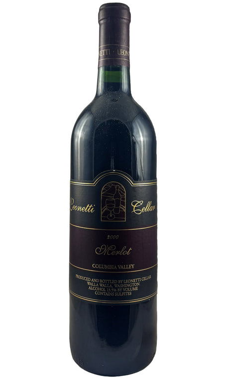 Bottle of Leonetti Cellar, Merlot Walla Walla Valley, 2000 - Red Wine - Flatiron Wines & Spirits - New York