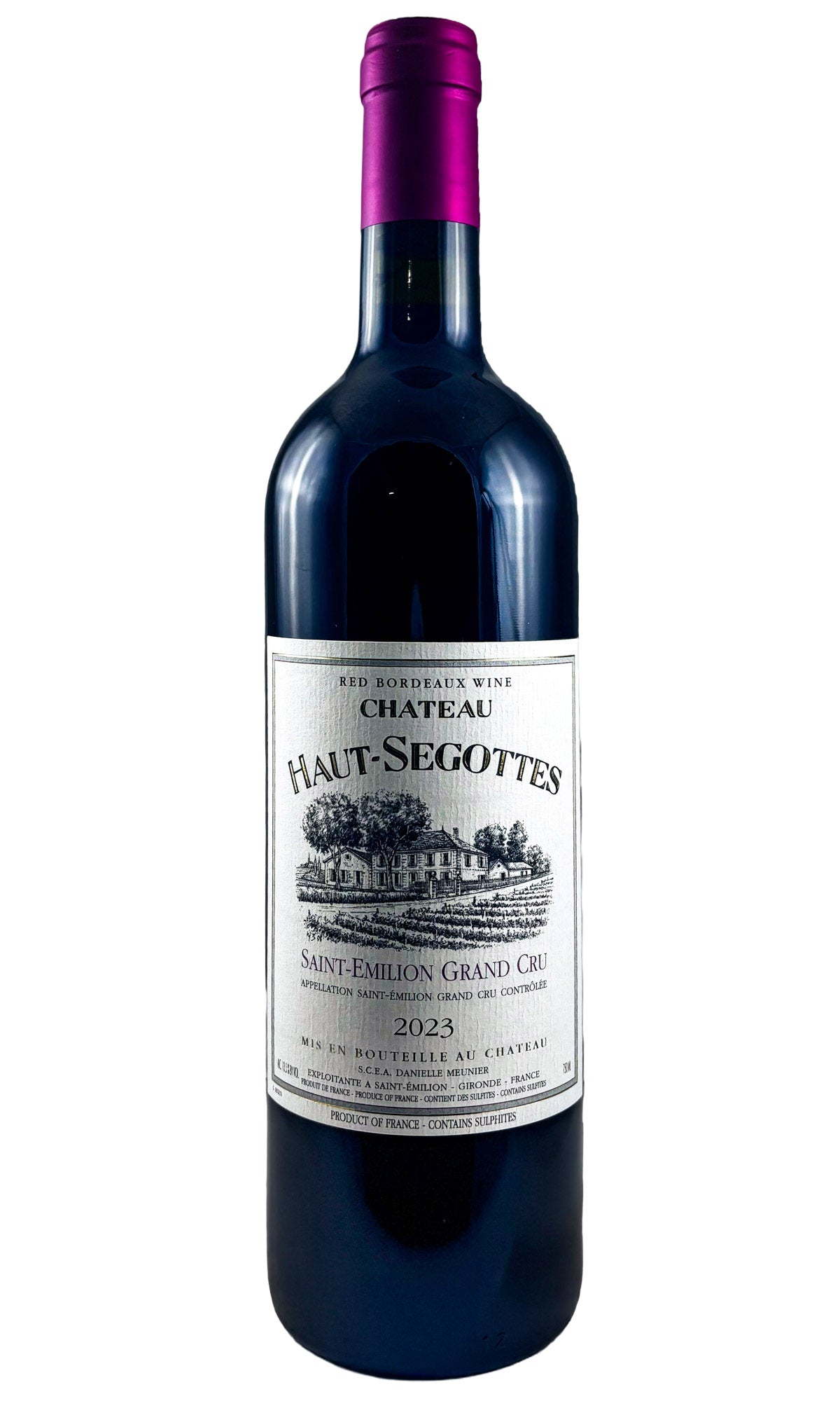 Bottle of Chateau Haut Segottes, Saint-Emilion Grand Cru, 2023 - Red Wine - Flatiron Wines & Spirits - New York