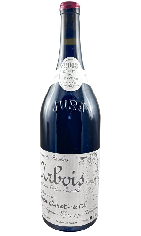 Bottle of Lucien Aviet & Fils Arbois Le Caveau de Bacchus, Trousseau Cuvee des Geologues, 2018 - Red Wine - Flatiron Wines & Spirits - New York