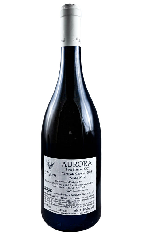 I Vigneri (Salvo Foti), Etna Bianco "Aurora", 2025