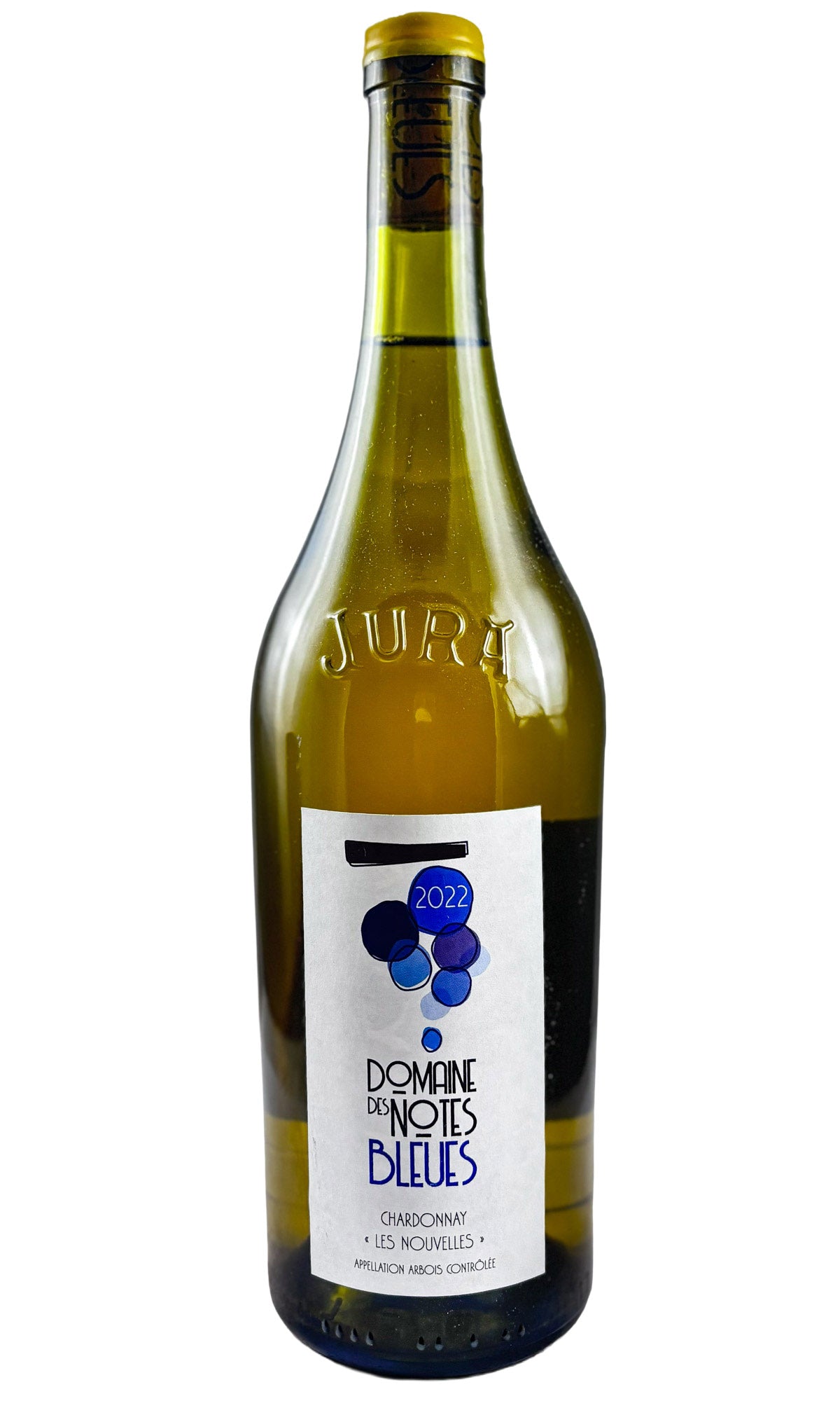 Bottle of Domaine Des Notes Bleues, Nouvelles Chardonnay, 2022 - White Wine - Flatiron Wines & Spirits - New York