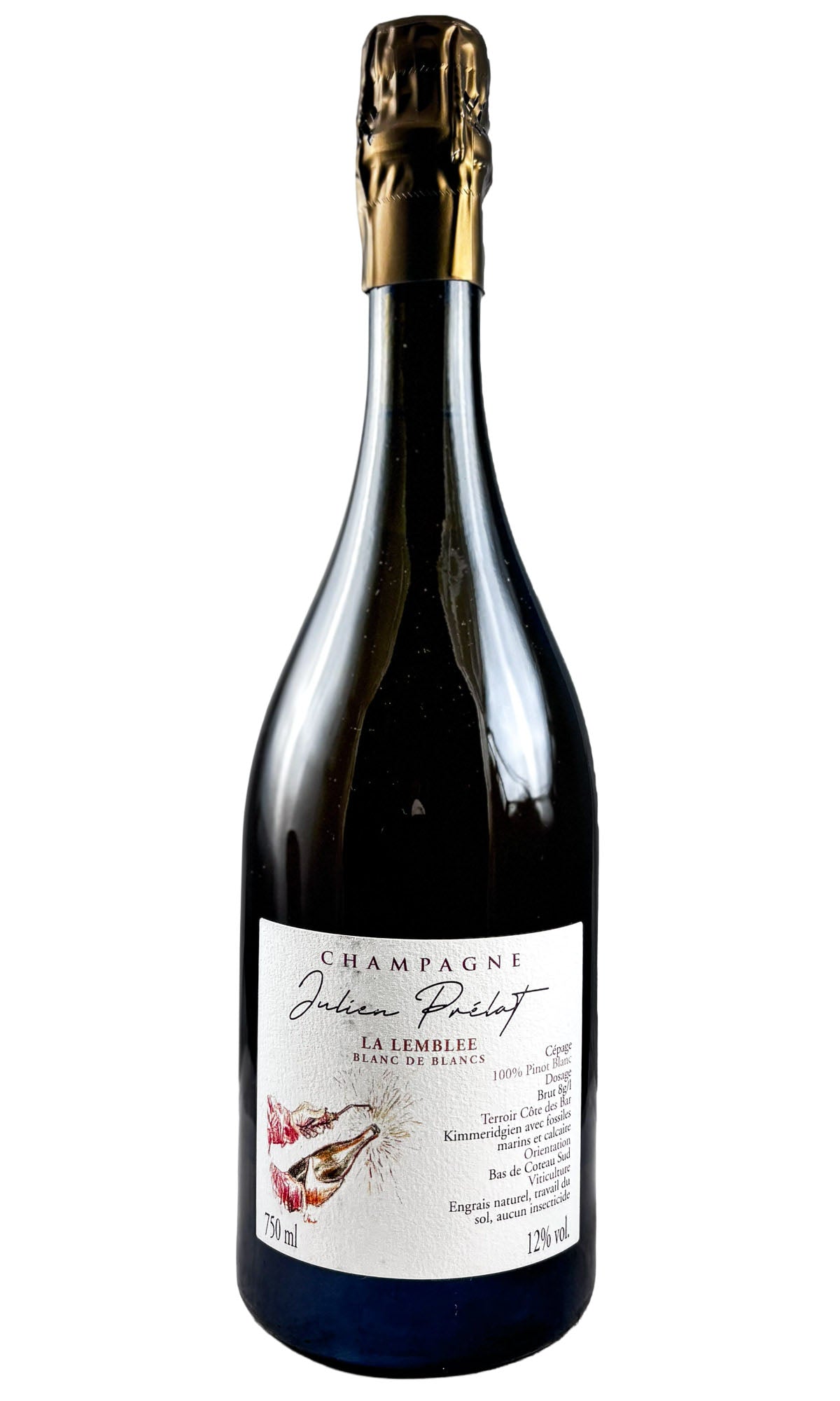 Bottle of Julien Prelat, Champagne Blanc De Blancs "La Lemblee", NV - Sparkling Wine - Flatiron Wines & Spirits - New York