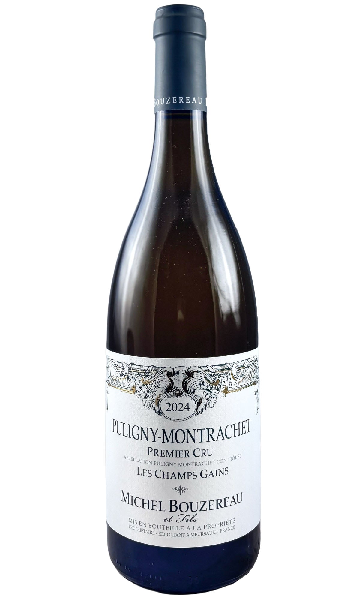 Bottle of Michel Bouzereau, Puligny Montrachet 1er Cru Les Champs Gains, 2024 - White Wine - Flatiron Wines & Spirits - New York