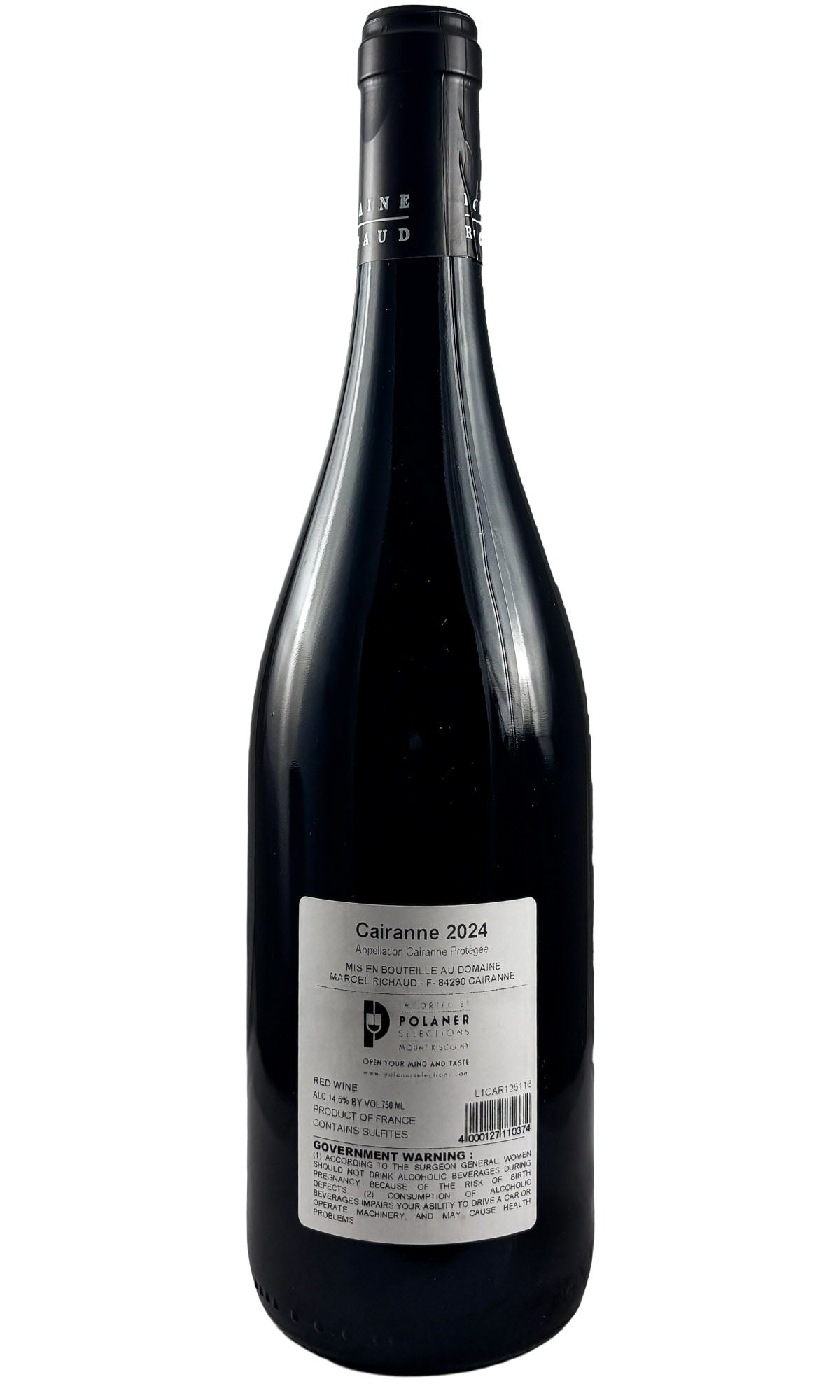 Bottle of Marcel Richaud, Cairanne Rouge, 2024 - Red Wine - Flatiron Wines & Spirits - New York
