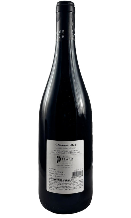 Bottle of Marcel Richaud, Cairanne Rouge, 2024 - Red Wine - Flatiron Wines & Spirits - New York