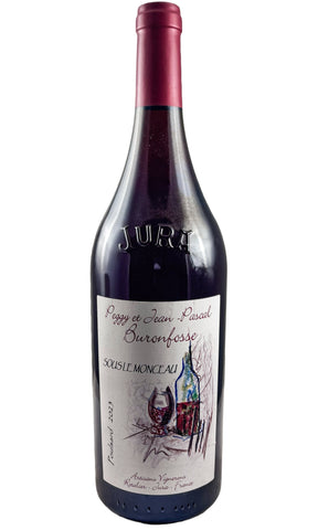 Bottle of Buronfosse, Cotes du Jura Rouge Sous Le Monceau, 2023 - Red Wine - Flatiron Wines & Spirits - New York