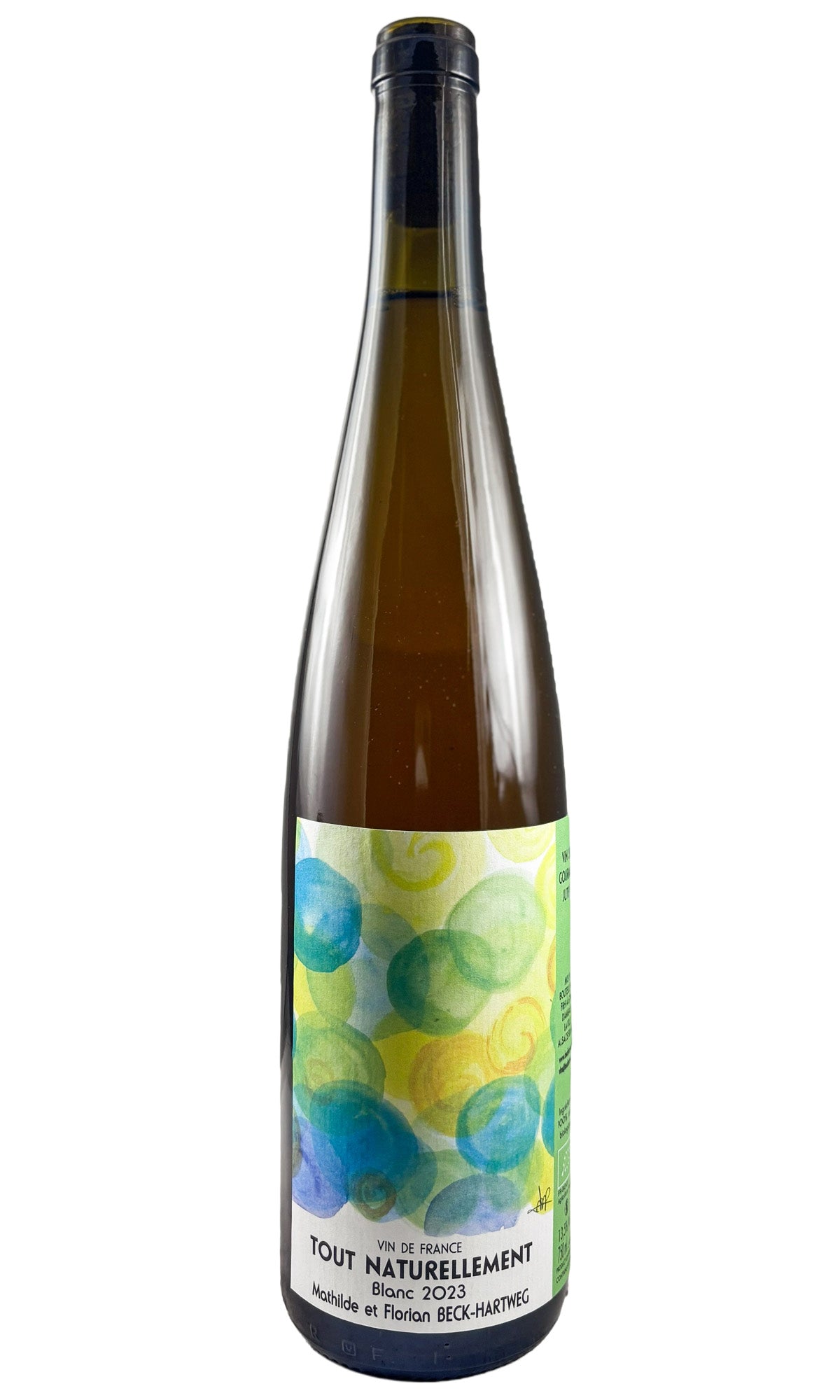 Bottle of Florian & Mathilde Beck-Hartweg, Tout Naturellement, 2023 - White Wine - Flatiron Wines & Spirits - New York
