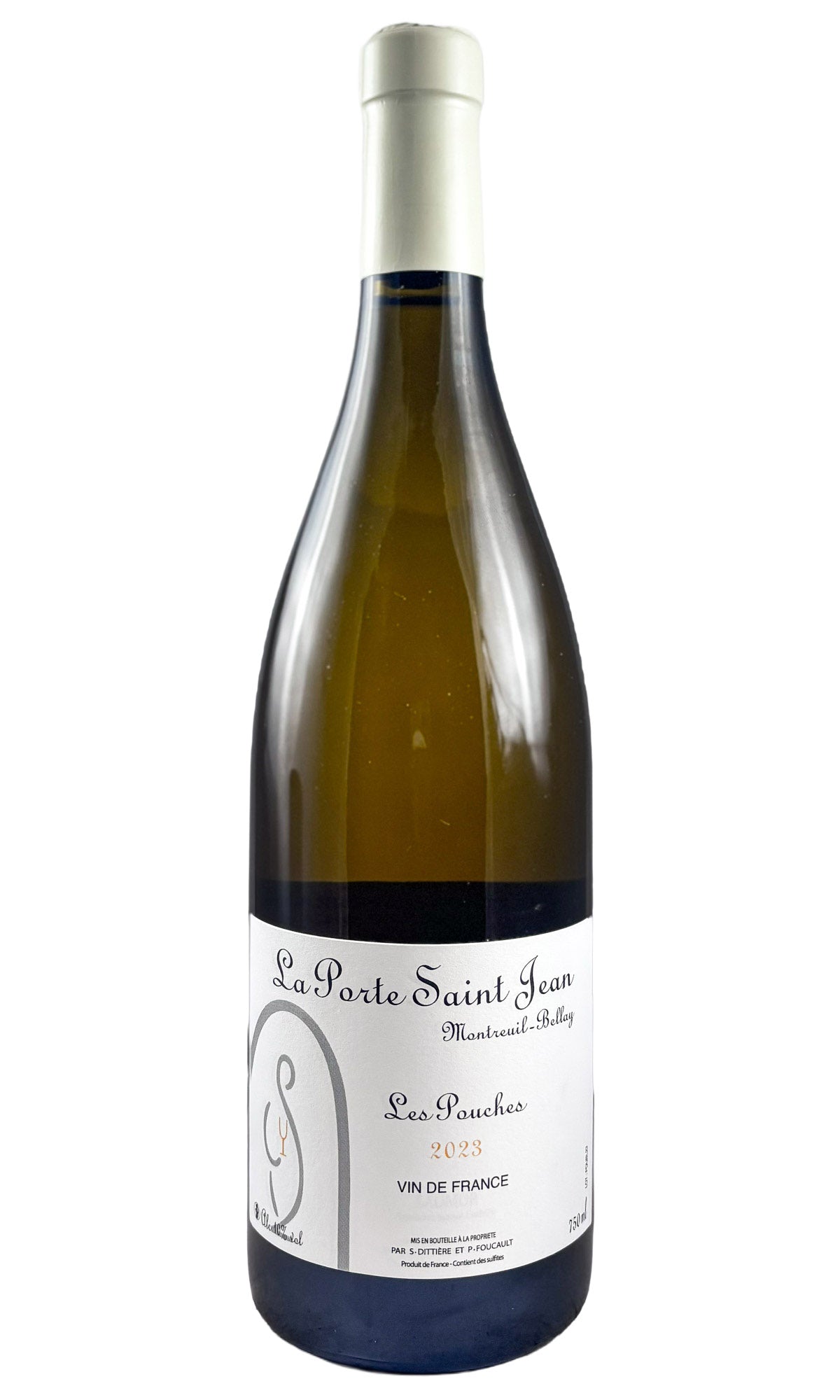 Bottle of La Porte Saint Jean, Saumur Blanc "Les Pouches", 2023 - White Wine - Flatiron Wines & Spirits - New York