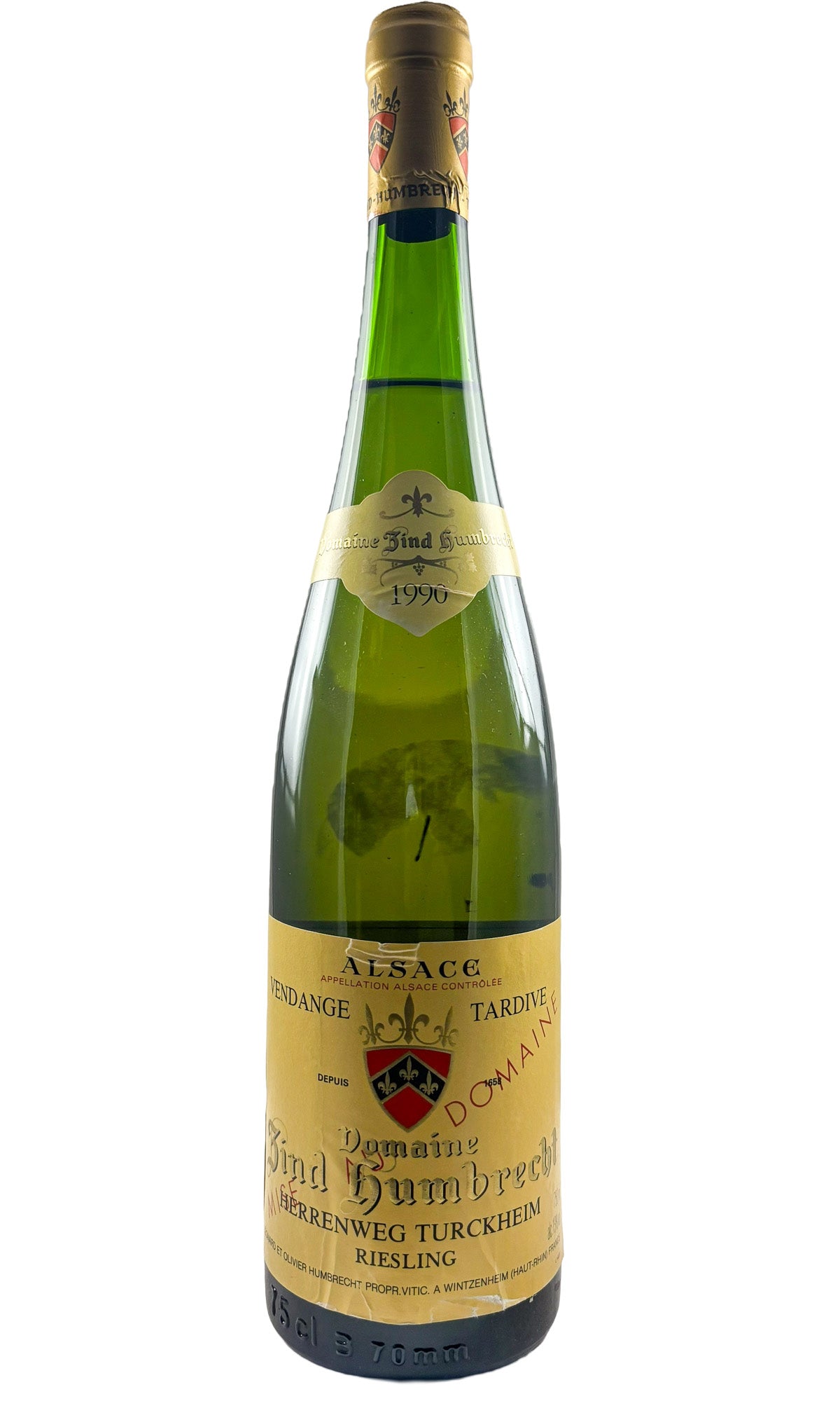 Zind-Humbrecht, Riesling Herrenweg de Turckheim Vendange Tardive, 1990