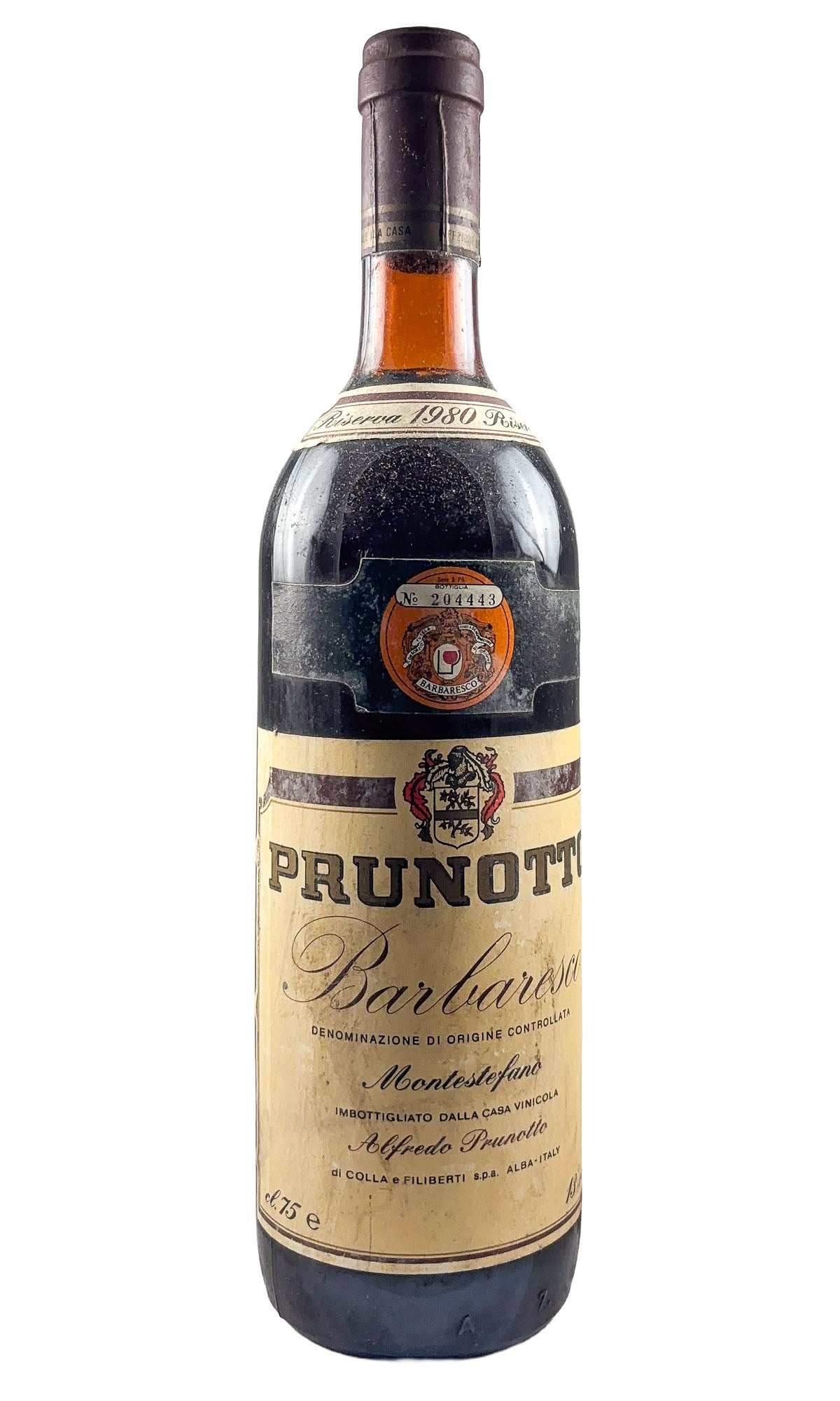 Prunotto, Barbaresco Riserva, 1980
