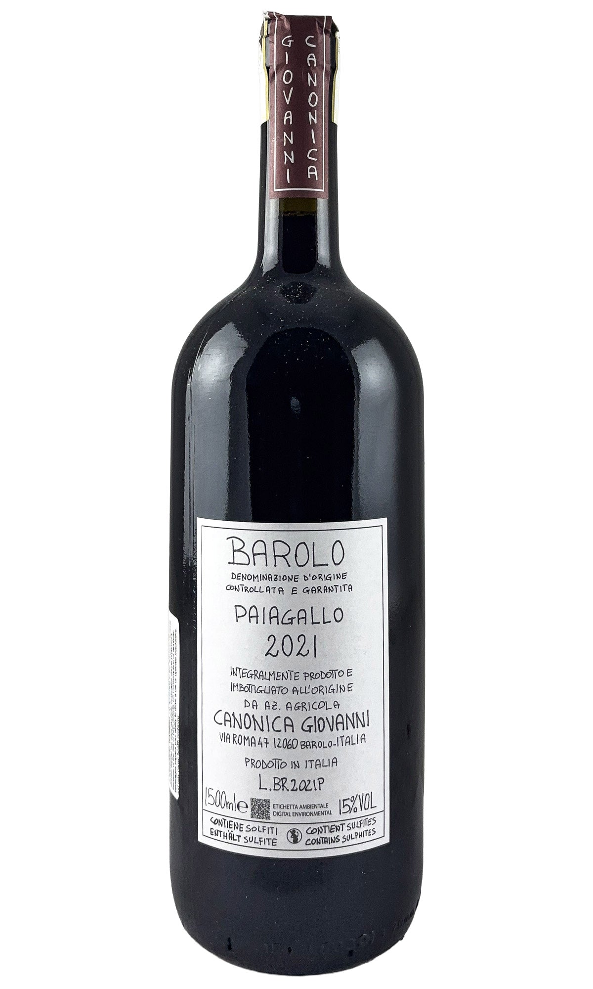 Giovanni Canonica, Barolo Paiagallo, 2021 (1.5L)