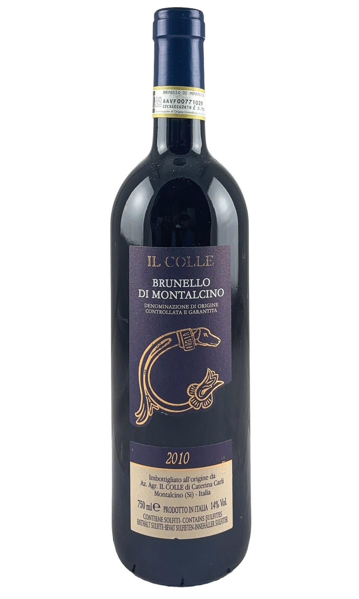 Bottle of Il Colle, Brunello di Montalcino, 2010 - Red Wine - Flatiron Wines & Spirits - New York