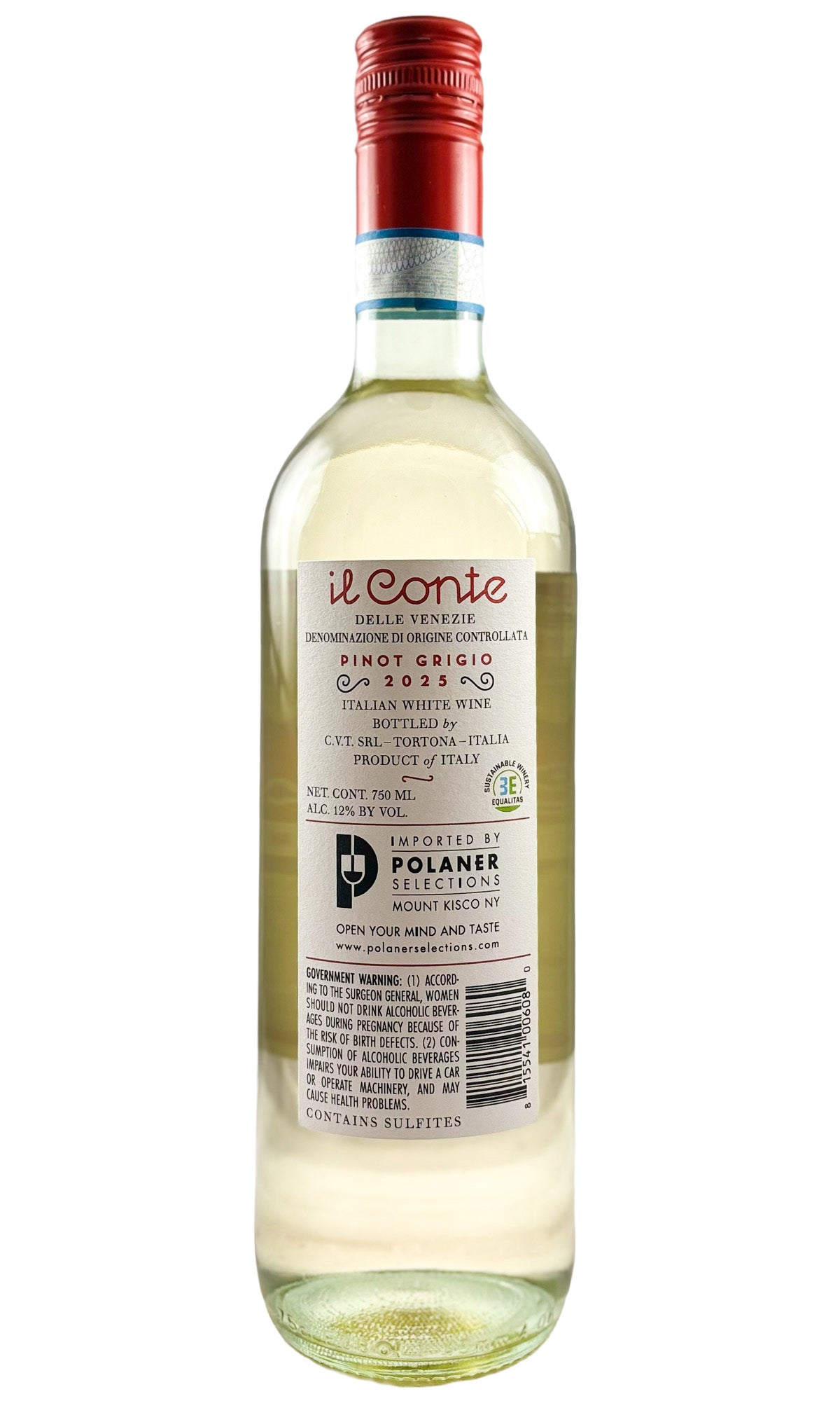 Bottle of Il Conte, Pinot Grigio, 2025 - White Wine - Flatiron Wines & Spirits - New York