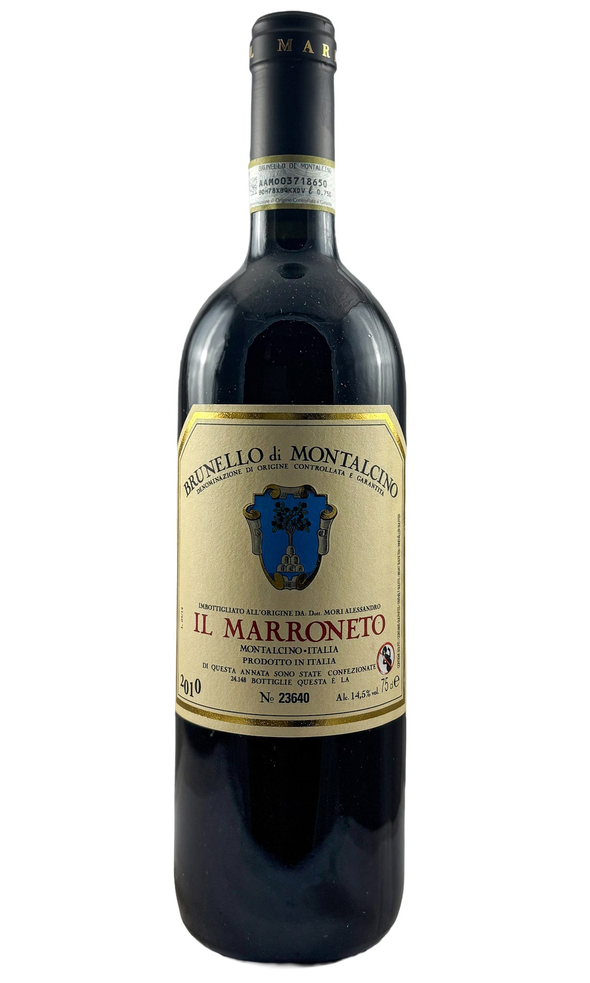 Bottle of Il Marroneto, Brunello di Montalcino, 2010 - Red Wine - Flatiron Wines & Spirits - New York