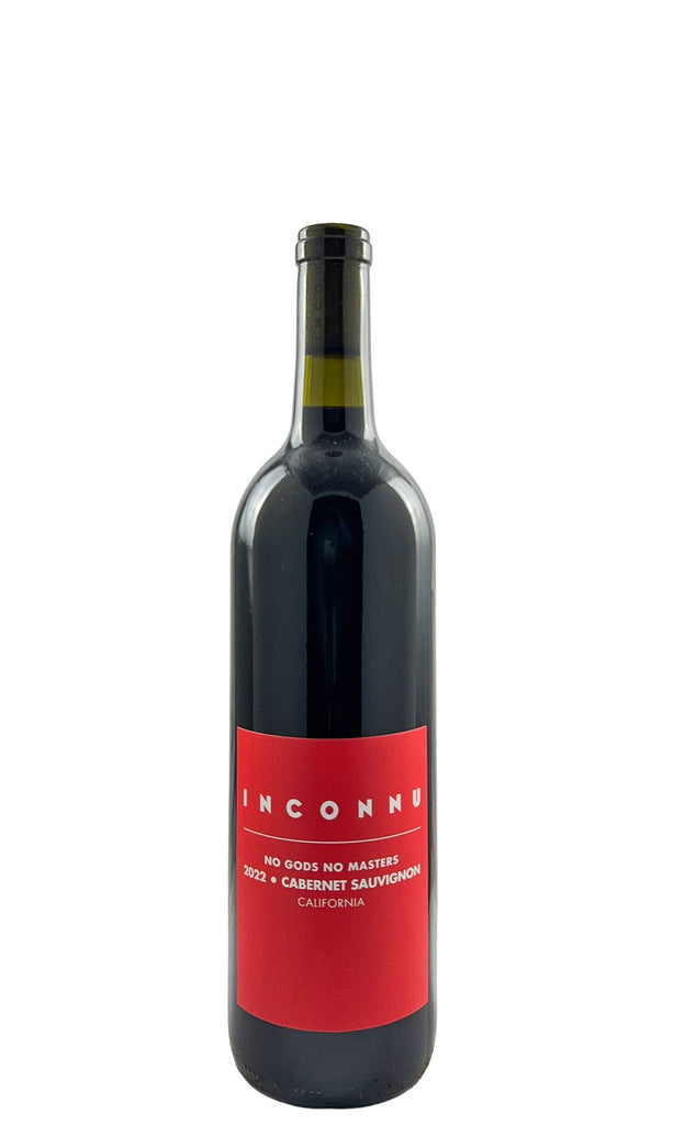 Bottle of Inconnu, No Gods No Masters Cabernet Sauvignon, 2022 - Red Wine - Flatiron Wines & Spirits - New York