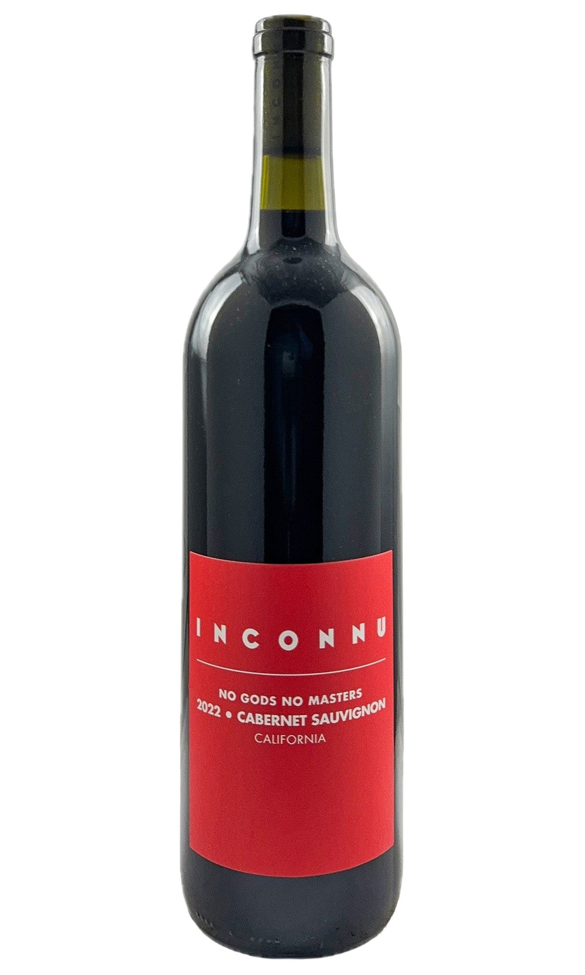 Bottle of Inconnu, No Gods No Masters Cabernet Sauvignon, 2022 - Red Wine - Flatiron Wines & Spirits - New York