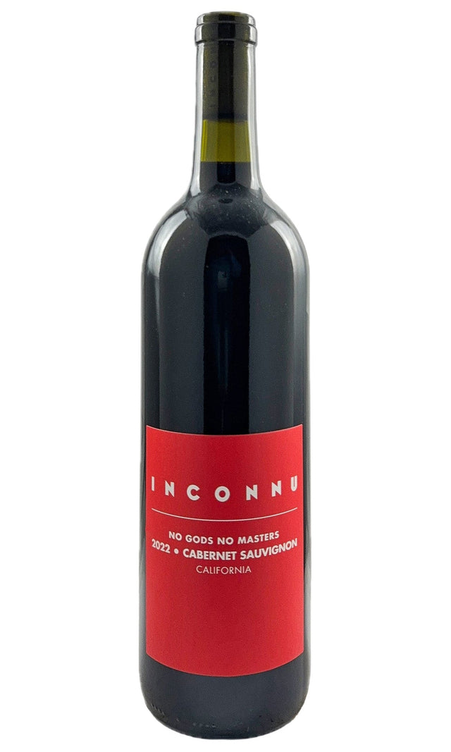 Bottle of Inconnu, No Gods No Masters Cabernet Sauvignon, 2022 - Red Wine - Flatiron Wines & Spirits - New York