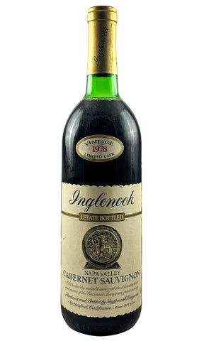 Bottle of Inglenook, Cabernet Sauvignon Limited Cask, 1978 - Red Wine - Flatiron Wines & Spirits - New York