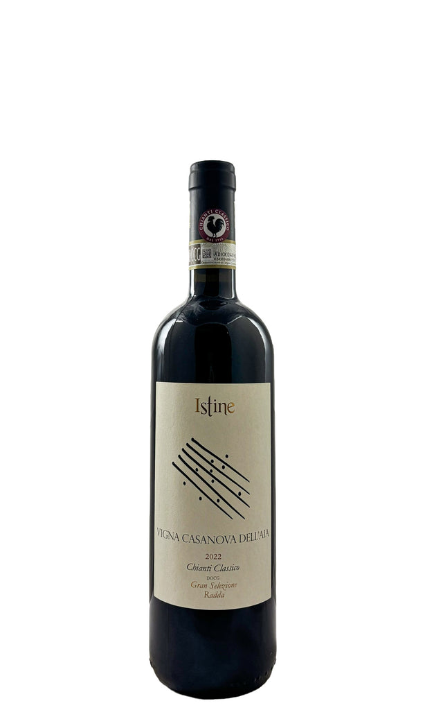 Bottle of Istine, Chianti Classico Gran Selezione 'Casanova Dell'Aia', 2022 - Red Wine - Flatiron Wines & Spirits - New York