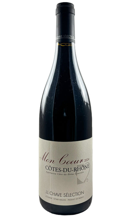 Bottle of J-L Chave Selections, Cotes Du Rhone "Mon Coeur", 2024 - Red Wine - Flatiron Wines & Spirits - New York