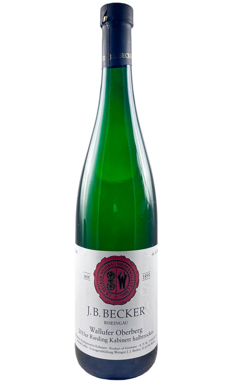 Bottle of JB Becker, Riesling Oberberg Kabinett Halbtrocken, 2015 - White Wine - Flatiron Wines & Spirits - New York