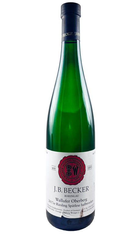 Bottle of JB Becker, Riesling Oberberg Spatlese Halbtrocken, 2017 - White Wine - Flatiron Wines & Spirits - New York