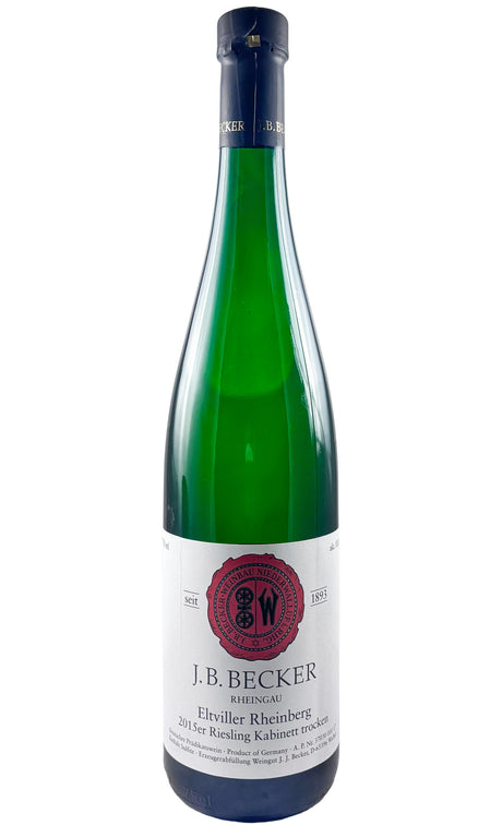 Bottle of JB Becker, Riesling Rheinberg Kabinett Trocken, 2015 - White Wine - Flatiron Wines & Spirits - New York