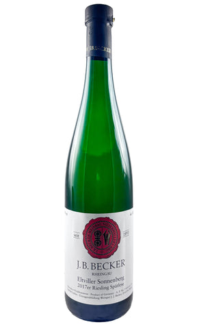Bottle of JB Becker, Riesling Sonnenberg Spatlese, 2017 - White Wine - Flatiron Wines & Spirits - New York