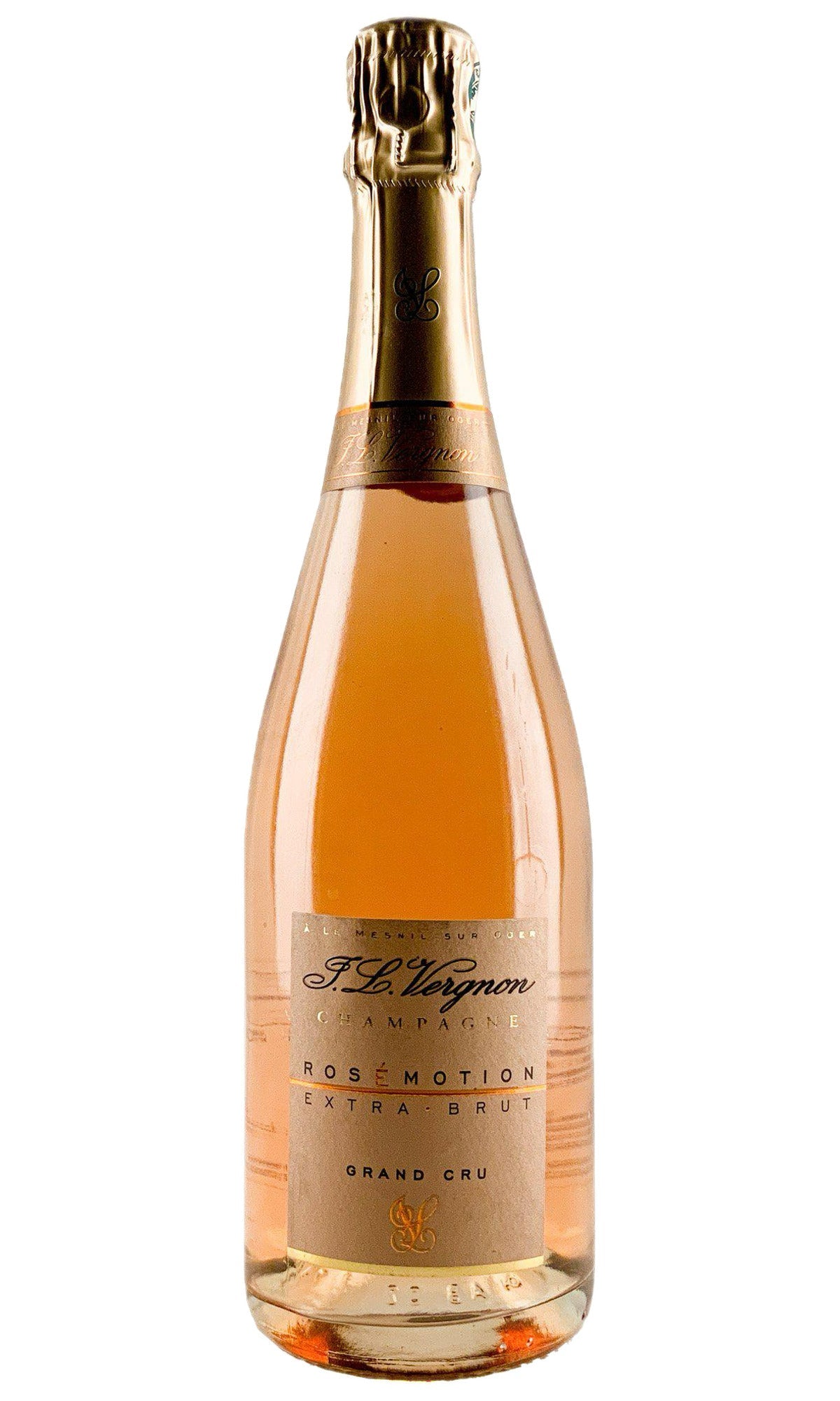 Bottle of JL Vergnon, Champagne Rosemotion Grand Cru Extra Brut Rose, NV - Sparkling Wine - Flatiron Wines & Spirits - New York