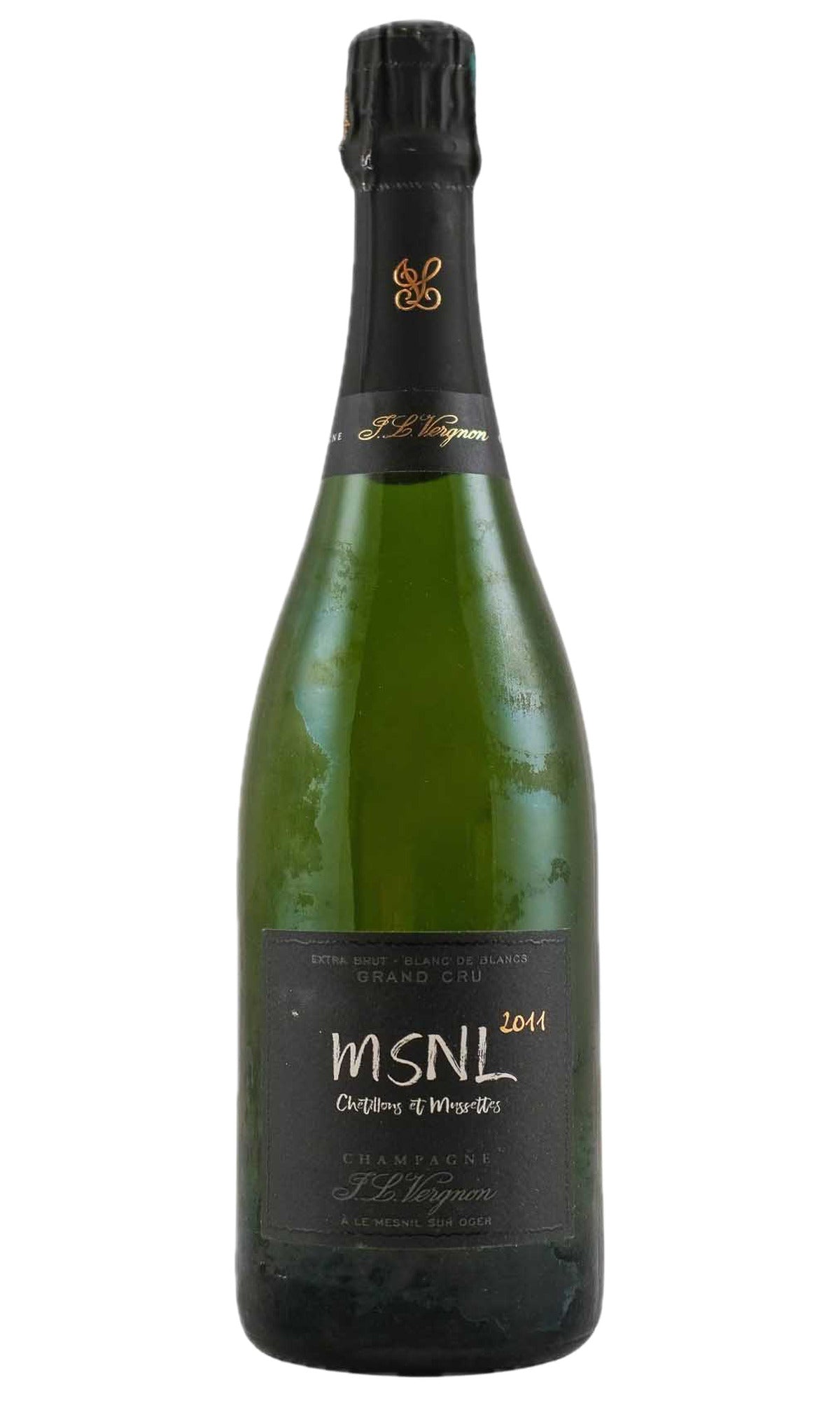 Bottle of JL Vergnon, MSNL Chetillons et Mussettes Blanc de Blancs Grand Cru Extra Brut, 2014 - Sparkling Wine - Flatiron Wines & Spirits - New York
