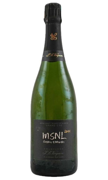 Bottle of JL Vergnon, MSNL Chetillons et Mussettes Blanc de Blancs Grand Cru Extra Brut, 2014 - Sparkling Wine - Flatiron Wines & Spirits - New York