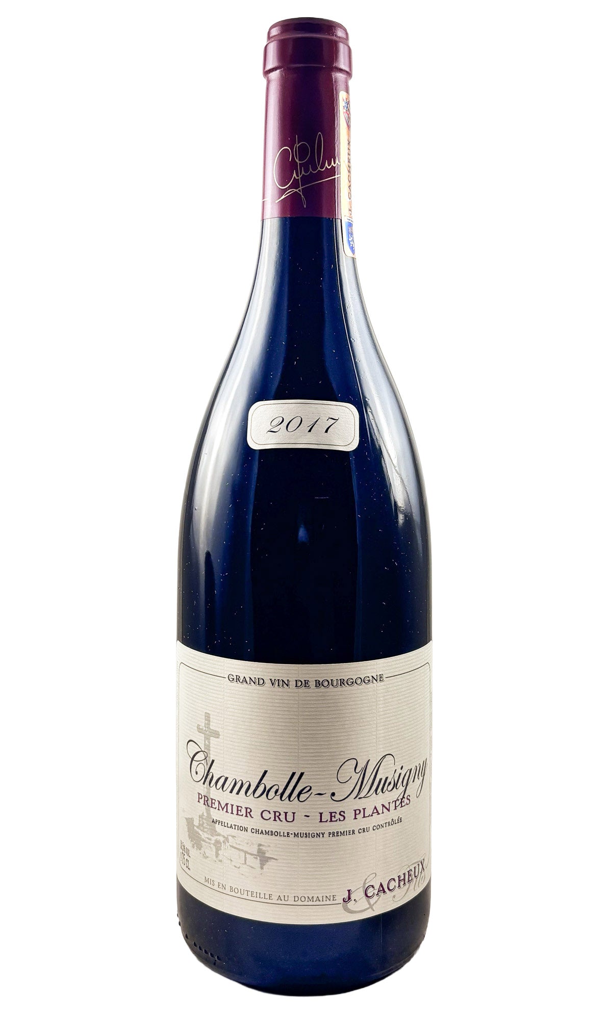 Bottle of J. Cacheux, Chambolle-Musigny Les Plantes, 2017 - Red Wine - Flatiron Wines & Spirits - New York