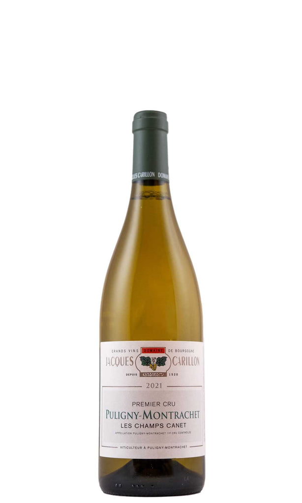 Bottle of Jacques Carillon, Puligny-Montrachet 1er Cru Les Champs Canet, 2021 - White Wine - Flatiron Wines & Spirits - New York
