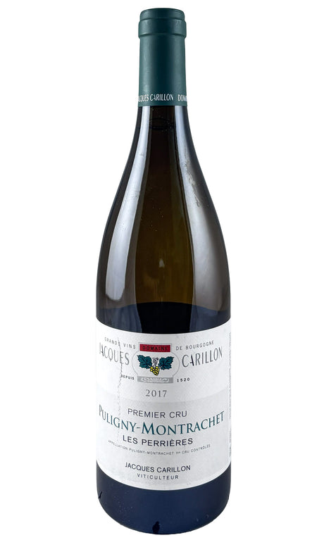 Bottle of Jacques Carillon, Puligny-Montrachet 1er Cru Les Perrieres, 2017 - White Wine - Flatiron Wines & Spirits - New York
