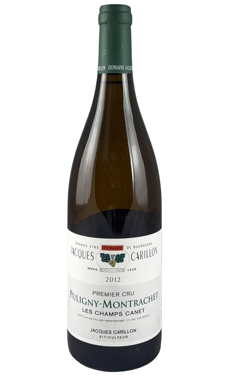 Bottle of Jacques Carillon, Puligny-Montrachet Les Champs Canet, 2012 - White Wine - Flatiron Wines & Spirits - New York