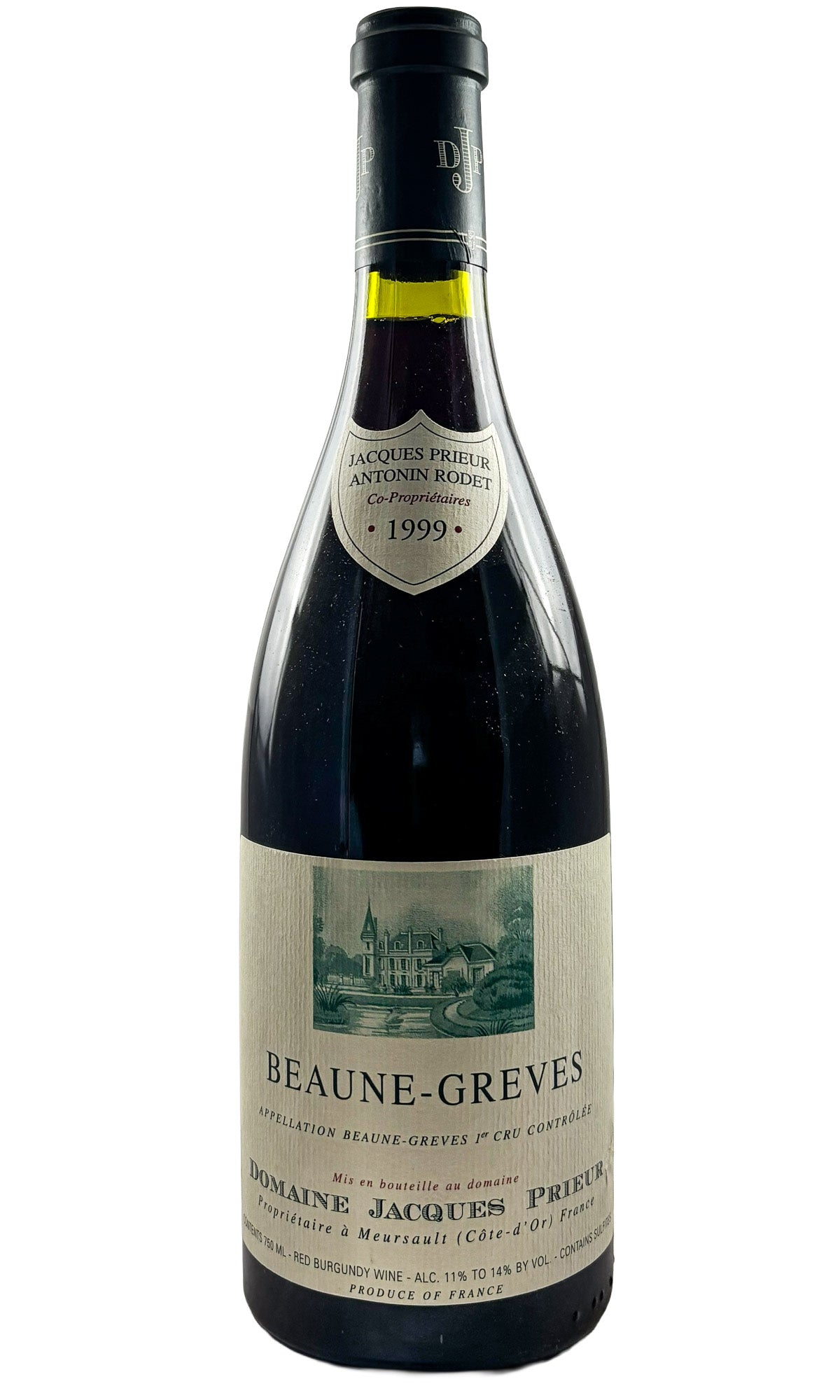 Bottle of Jacques Prieur, Beaune 1er Cru Greves, 1999 - Red Wine - Flatiron Wines & Spirits - New York