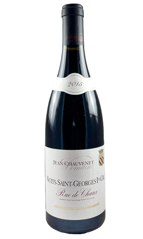 Bottle of Jean Chauvenet, Nuits Saint Georges 1er Cru "Rue De Chaux", 2015 - Red Wine - Flatiron Wines & Spirits - New York